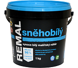 REMAL Śnieżnobiała wysoce biała farba na ścianę, 1 kg