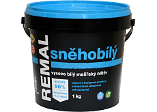 REMAL Śnieżnobiała wysoce biała farba na ścianę, 1 kg