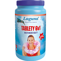 Laguna 6 w 1 Mini wielofunkcyjne tabletki do całorocznej konserwacji wody w basenie, 1 kg
