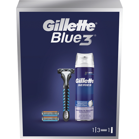 Kazeta GILLETTE Fusion 5, maszynka, wkłady, żel 200 ml