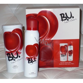 B.U. Heartbeat toaletní voda 50 ml + deodorant sprej 150 ml, pro ženy dárková sada