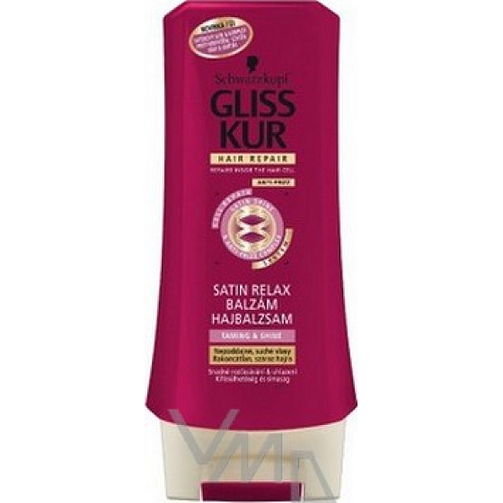 Gliss Kur Satin Relax regenerační balzám na vlasy 200 ml