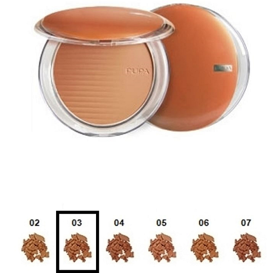 Pupa Desert Bronzing Powder bronzující pudr 03 Amber Light 35 g