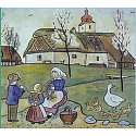 Bohemia Gifts Josef Lada Mladá kopřiva krémový sprchový gel 250 ml