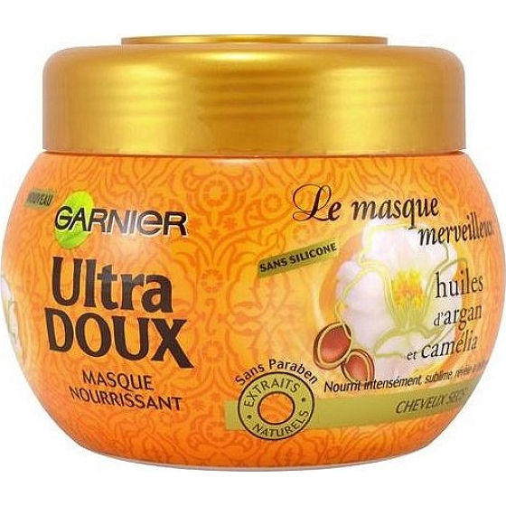 Garnier Ultra Doux Rituál krásy vyživující maska pro suché, hrubé vlasy 300 ml
