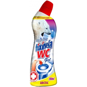 Fixinela Wc Arctic čisticí prostředek na toaletní mísy, bidety, vany, umyvadla, sprchy 750 ml