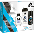 Adidas Soothing balzám po holení 100 ml + Cool Dry Fresh antiperspirant deodorant sprej pro muže 150 ml + Hydra Sport 3v1 sprchový gel na tělo 250 ml, kosmetická sada