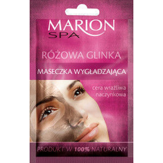 Marion Spa vyhlazující maska s růžovým jílem pro citlivou, jemnou a prokrvenou pokožku 8 g
