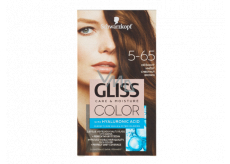 Schwarzkopf Gliss Color farba do włosów 5-65 Orzechowy brąz 2 x 60 ml