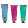 Heathcote & Ivory Trilogy Pink, Blue, Green krem nawilżający do rąk i paznokci 3 x 30 ml, zestaw kosmetyczny
