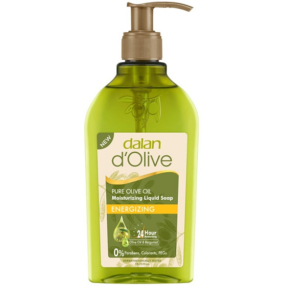 Dalan d Olive Energizing tekuté mýdlo s olivovým olejem dávkovač 300 ml
