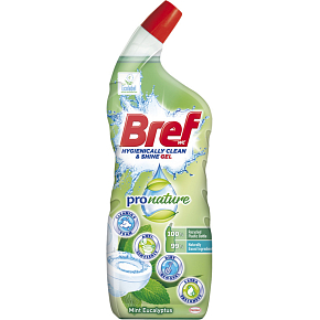 Bref WC gel Pro Nature Mięta & Eukaliptus, 700 ml Bref WC gel Pro Nature Mięta & Eukaliptus, 700 ml