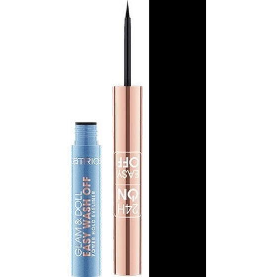 Catrice Glam & Doll Easy Wash Off Power Hold Eyeliner oční linky 010 Ultra Black 1,7 ml