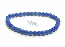 Bransoletka z Lapisu Lazuli elastyczna, kamień naturalny, koralik 5 - 6 mm / 16 - 17 cm, kamień harmonii
