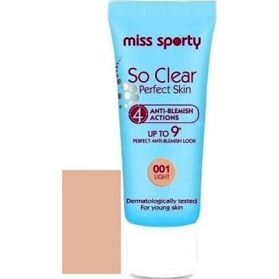 Miss Sporty So Clear Anti-Bacterial make-up 002 medium 30 ml
