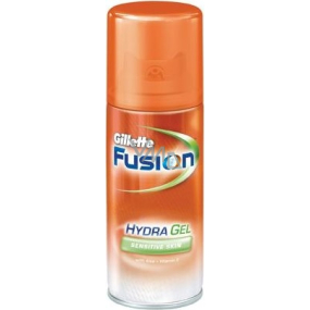 Gillette Fusion Hydra Gel Sensitive gel na holení pro citlivou pleť pro muže 75 ml