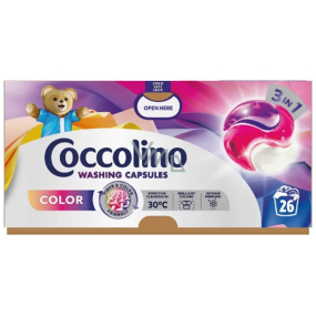 Coccolino Color 3w1 kapsułki do prania kolorowego 26 dawek 449,8 g