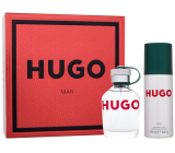 Hugo Boss Hugo Man woda toaletowa 75 ml + dezodorant w sprayu 150 ml, zestaw prezentowy dla mężczyzn