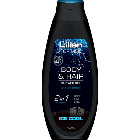 Lilien Men Ice Cool szampon pod prysznic, 400 ml