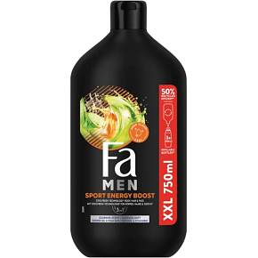 Fa Sport Energy Boost 3w1 żel pod prysznic dla mężczyzn 750 ml
