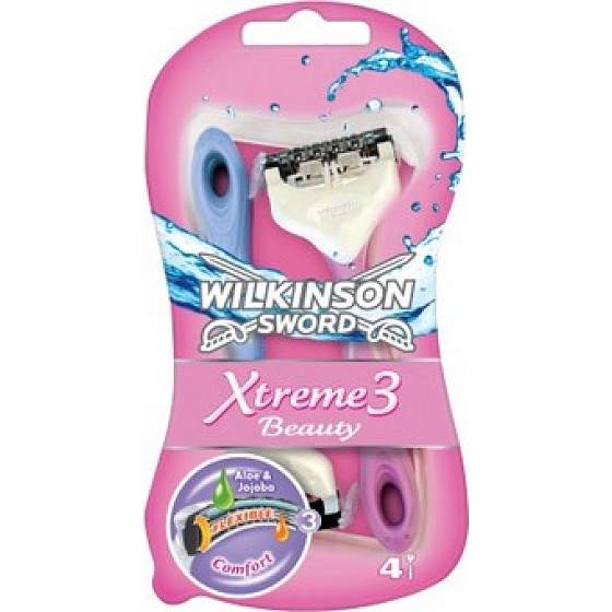 Wilkinson Lady Xtreme 3 Beauty maszynka do golenia 3 ostrza 3 + 1 sztuka