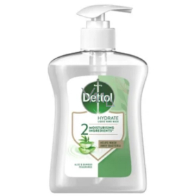 Dettol Aloe Vera i witamina E nawilżające mydło antybakteryjne dozownik 250 ml