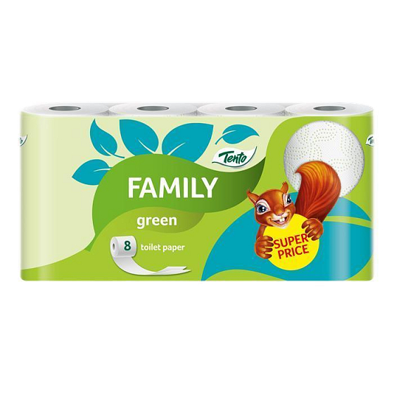 Tento Family toaletní papír 2 vrstvý 8 kusů