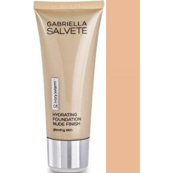 Gabriella Salvete Hydrating Foundation Nude Finish make-up 02 Soft Beige 30 ml