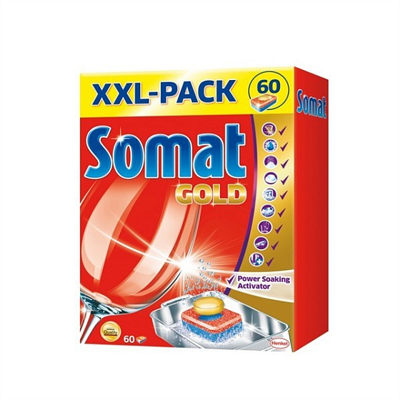 Somat Gold tablety do myčky na nádobí 60 kusů