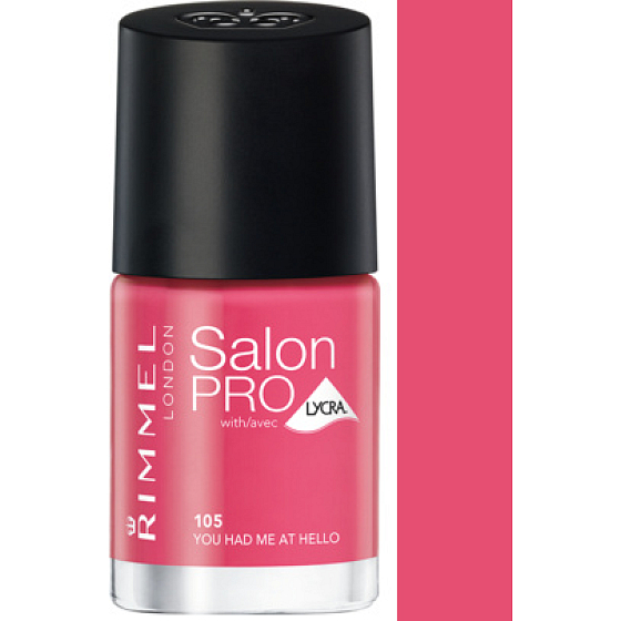 Rimmel London Salon Pro Lycra lak na nehty 105 You Had Me At Hello 12 ml
