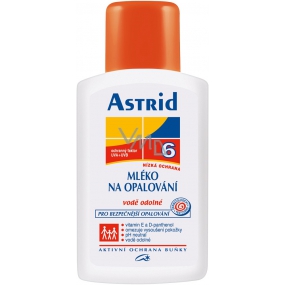 Astrid F6 Mléko na opalování 200 ml vysoce voděodolné Astrid F6 Mléko na opalování 200 ml vysoce voděodolné
