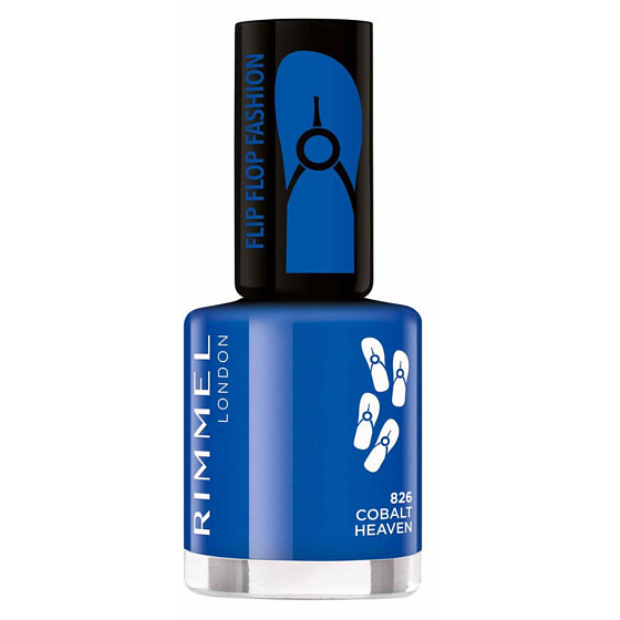 Rimmel London 60 Seconds Flip Flop lak na nehty 826 Cobalt Heaven 8 ml