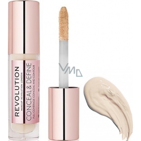 Makeup Revolution Conceal & Define Concealer tekutý korektor C2 3,4 ml