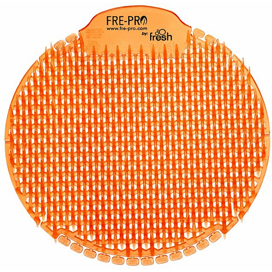 Fre Pro Slant Mango vonné sítko do pisoáru oranžové 18 x 18 x 1,5 cm 81 g