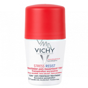 Vichy Stress Resist 72h deodorant antiperspirant roll-on proti nadměrnému pocení bez alkoholu unisex 50 ml Vichy Stress Resist 72h deodorant antiperspirant roll-on proti nadměrnému pocení bez alkoholu unisex 50 ml