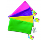 Donau Gimboo školní pouzdro se zipem PVC zelené omyvatelné 21,5 x 11 cm