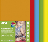 Apli Kolorowe papiery A4 mix intensywnych kolorów 170 g 50 arkuszy
