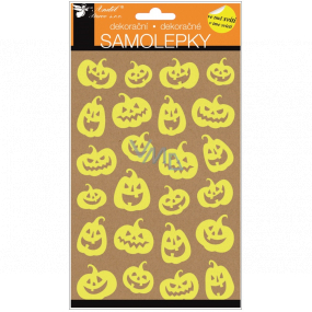 Naklejki Halloween świecące w ciemności uśmiechnięte dni 14 x 25 cm