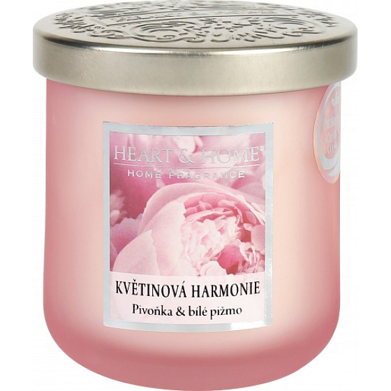 Heart & Home Kwiatowa harmonia Sojowa świeca zapachowa średnia aż 30 godzin 115 g