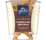 Glade Marshmallow Irish Cream z zapachem irlandzkiego likieru i pianek marshmallow w szkle, czas palenia do 38 godzin 129 g