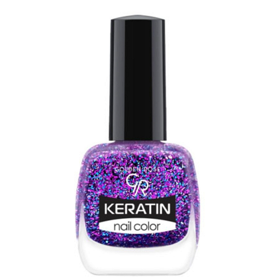 Golden Rose Keratin Nail Color Glitter lakier do paznokci 414 10,5 ml