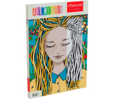 Monumi Teens Agnes kreatywny obrazek do kolorowania w ramie 38,5 x 1,5 x 27 cm