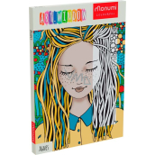 Monumi Teens Agnes kreatywny obrazek do kolorowania w ramie 38,5 x 1,5 x 27 cm