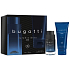 Bugatti Dynamic Move Blue woda toaletowa 100 ml + żel pod prysznic 200 ml, zestaw prezentowy dla mężczyzn