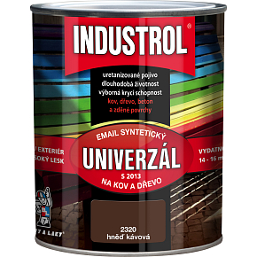 Industrol S2013 uniwersalny połyskowa farba do metalu i drewna, 2320 kawowy brąz, 750 ml