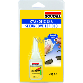 Soudal Cyanofix 84A klej sekundowy, 20 g