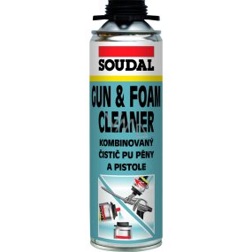Soudal čistič PU pěny a pistole, 500 ml Soudal čistič PU pěny a pistole, 500 ml