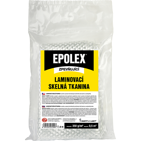 Epolex 350 g/m² laminująca tkanina szklana, 0,5 m²