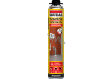 Soudal montážní pěna nízkoexpanzní pistolová, 750 ml