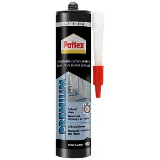 PATTEX Silikon sanitarny Express, biały, 280 ml